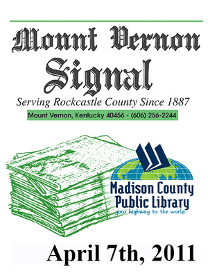 cover image of Mount Vernon Signal 04/07/2011